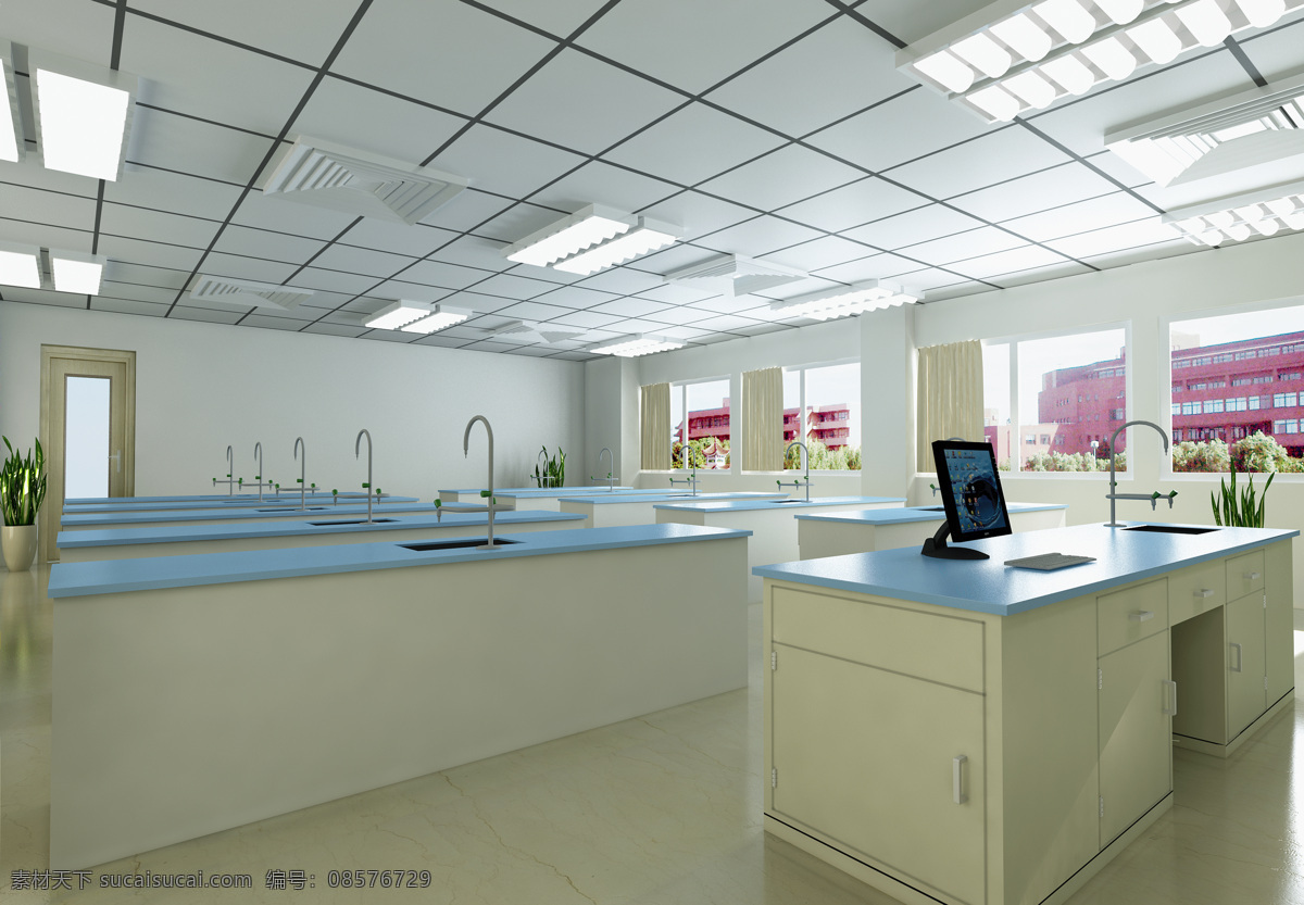 化学 实验室 效果图 环境设计 教育 室内设计 化学实验室 家居装饰素材