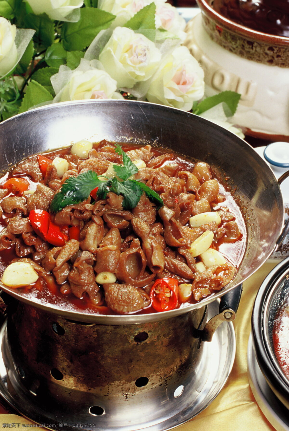 湘菜干锅肥肠 湘菜 美食 中华 传统 肥肠 干锅 红油 餐饮美食 传统美食 摄影图库