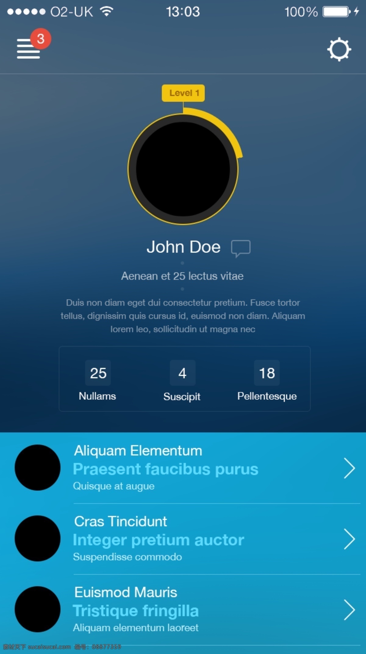 手机 动态 ui 分层 手机动态界面 手机信息ui 手机博客装饰 app app界面