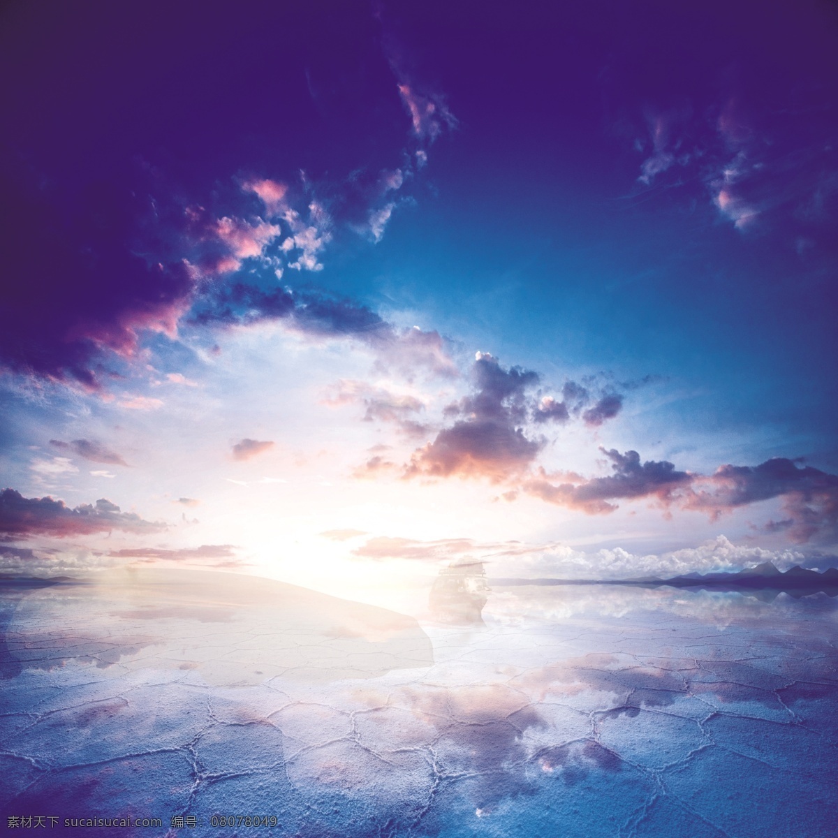 天空 白云 阳光 海面 云彩 自然景观 自然风景