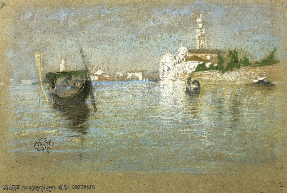 西方 古典 风景 人物 天使 宗教 海洋 田园 印象派 写实主义 油画 装饰画 venice cemetery the whistler mcneill james 高清 大师 国外 现代 装饰素材