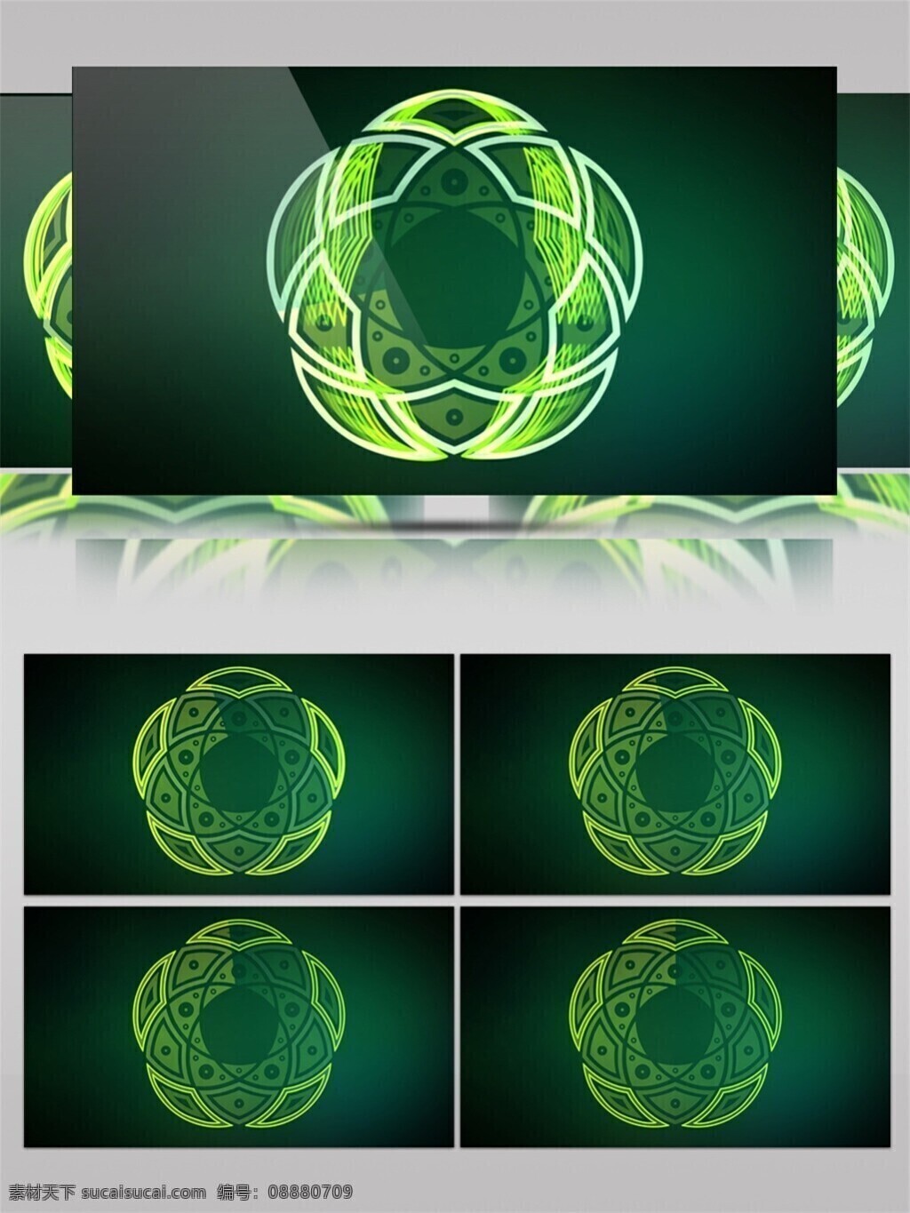 绿色 迷幻 光斑 视频 动感 光斑散射 光束 激光 视觉享受 手机壁纸
