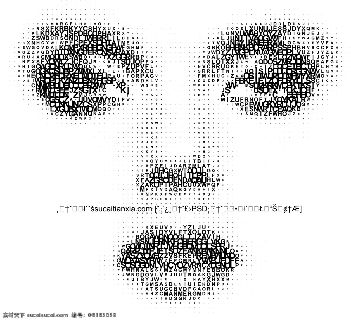 英文 字母 人物 头像 矢量 脸部 拼图 人物头像 英文字母 矢量图 其他矢量图