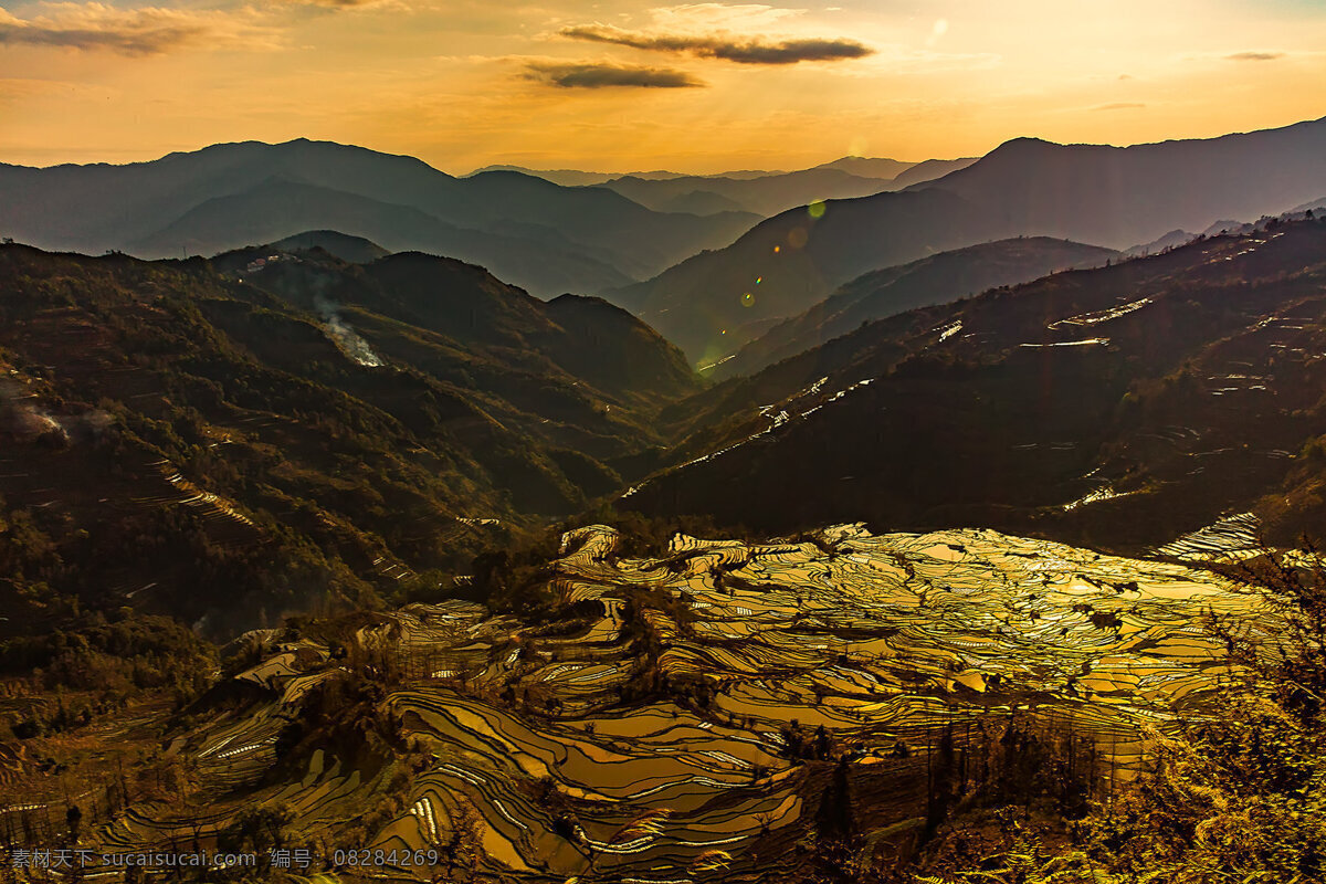 云南 元阳 梯田 风景