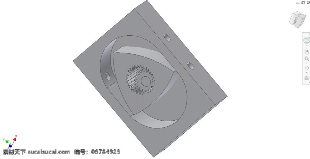 温克尔 发动机 机械设计 3d模型素材 电器模型