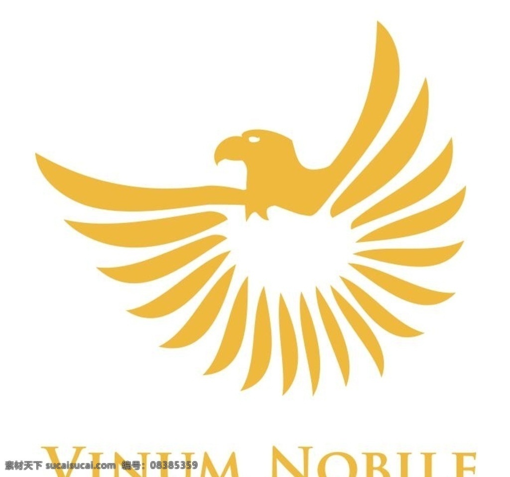 鹰标 企业 logo 标志 vinum 标志图标