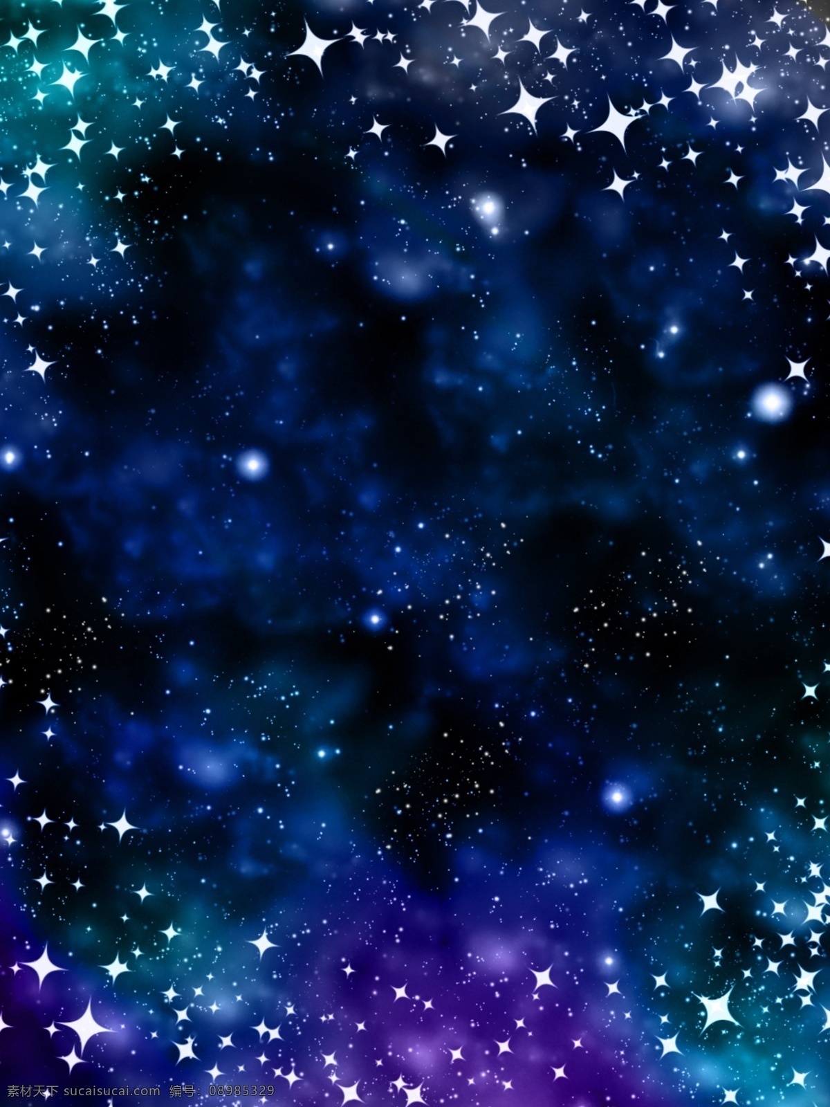 纯 原创 梦幻 蓝色 紫色 星空 背景 梦幻背景 星空背景 蓝色背景 紫色背景 五角星背景 星辰背景