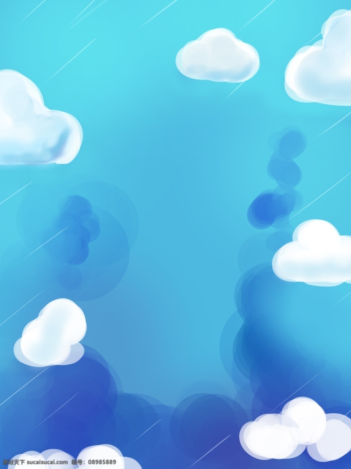 简约 蓝天 白云 背景 蓝天背景 蓝色背景 云朵 蓝天白云 彩绘背景 手绘背景 psd背景 背景展板 特邀背景