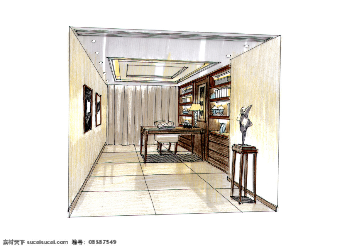 鳳 凰 城 手绘 室内 建筑 室内设计 绘画 建模 家居 建筑设计 模板下载 家居装饰素材