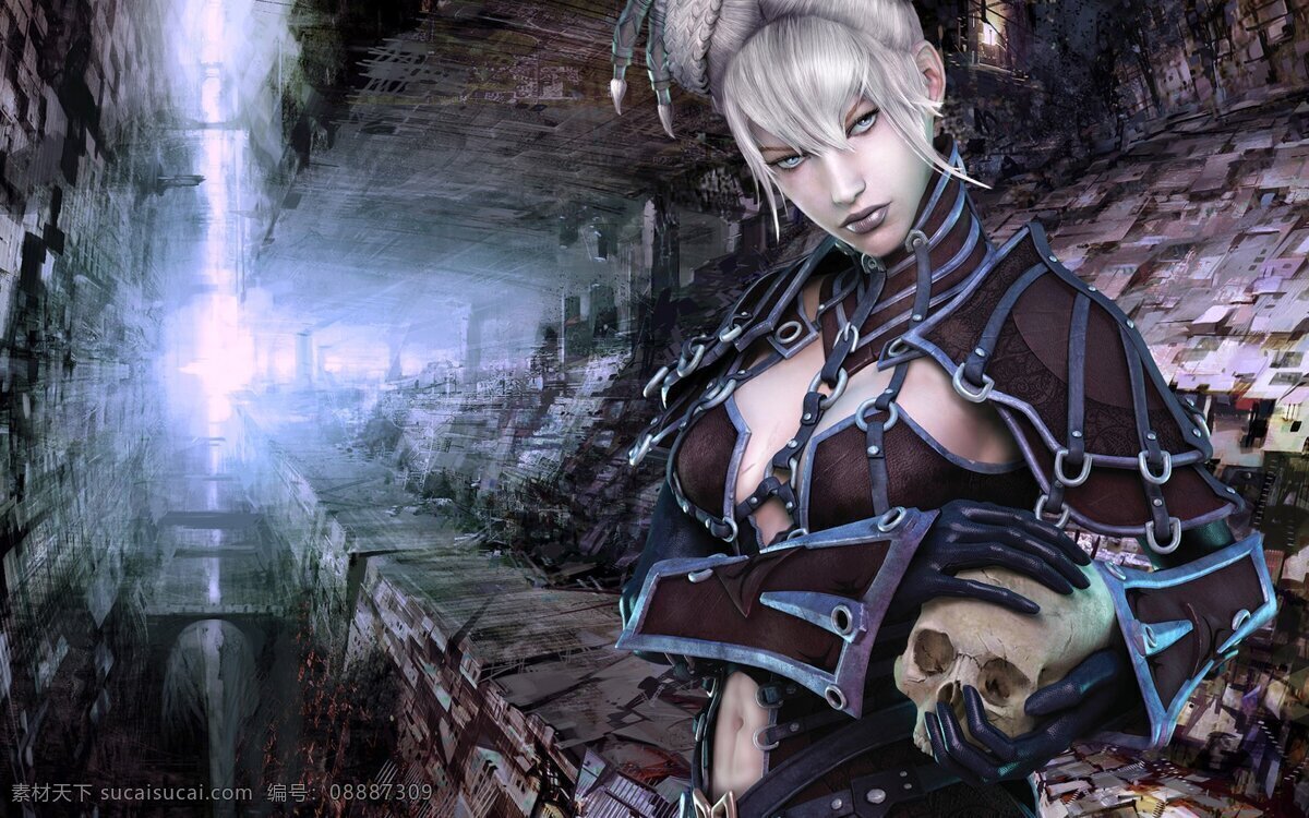 cg 法师 美女壁纸 动漫人物 动漫动画