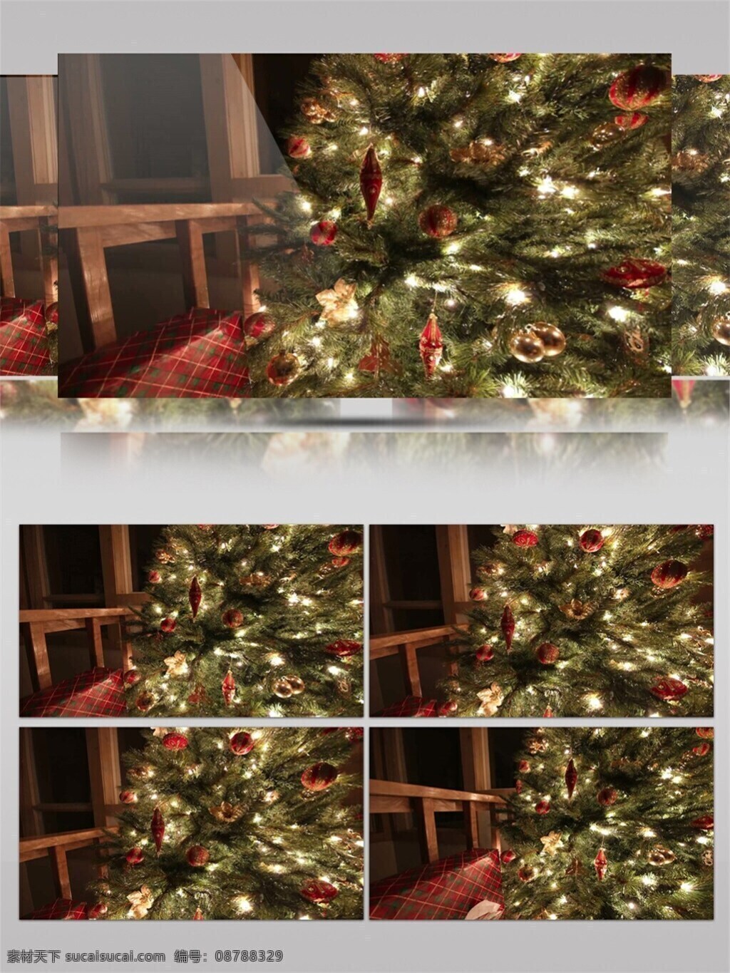 灯光 圣诞树 圣诞节 视频 灯光圣诞树 华丽圣诞树 节日壁纸 节日素材 节日 特效