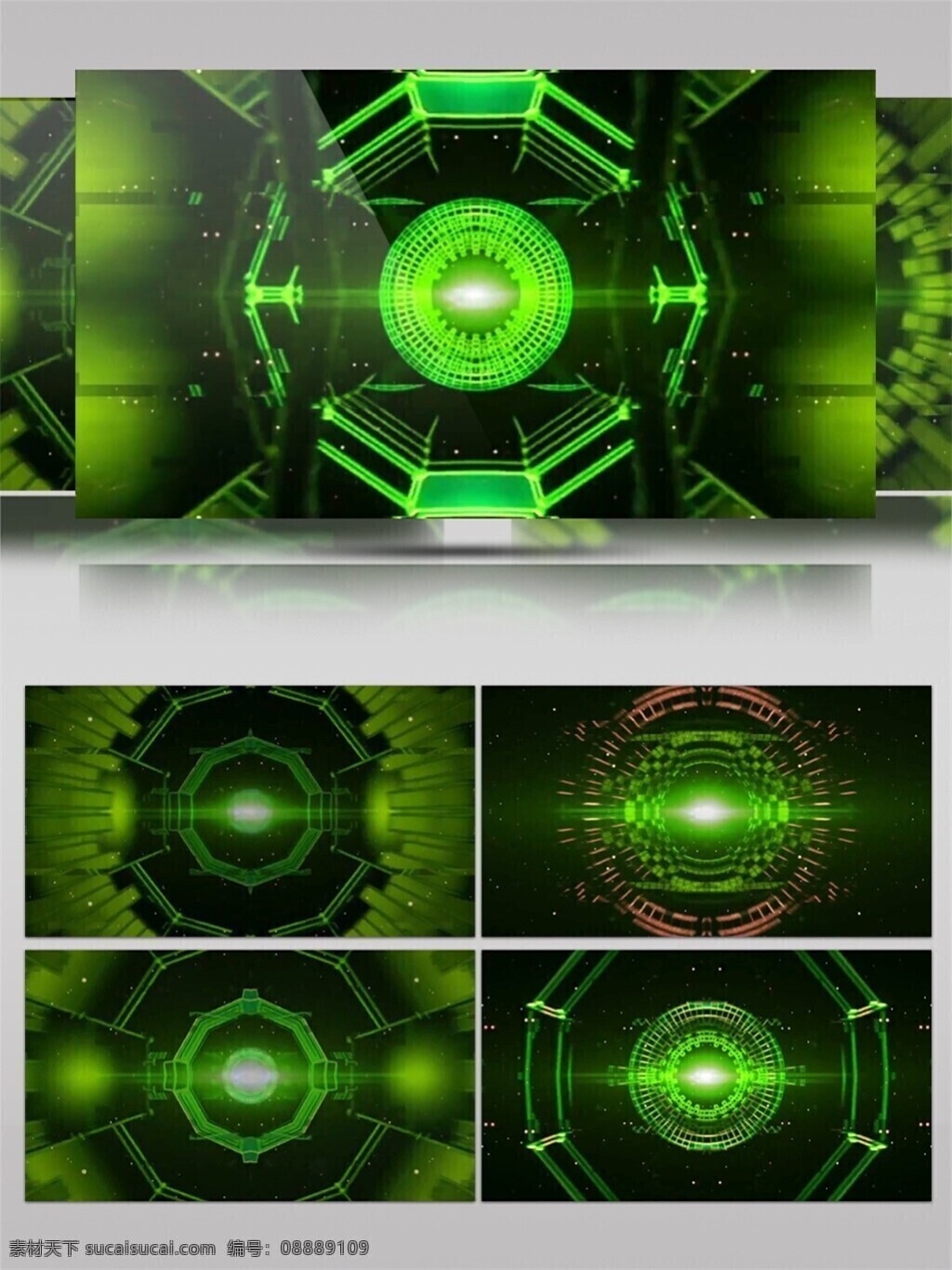led 闪烁 灯光 光束 绿色 唯美背景素材 舞台背景素材 星际 绿 光 动感 隧道 动态 视频