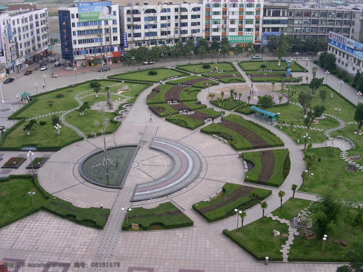 城市花园景色 城市 园林 建筑 园林建筑 建筑园林
