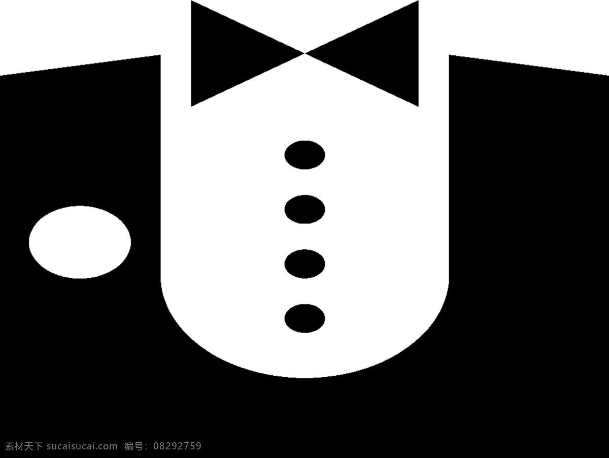 男装免费下载 黑色 领结 男装 服装设计 服装设计图