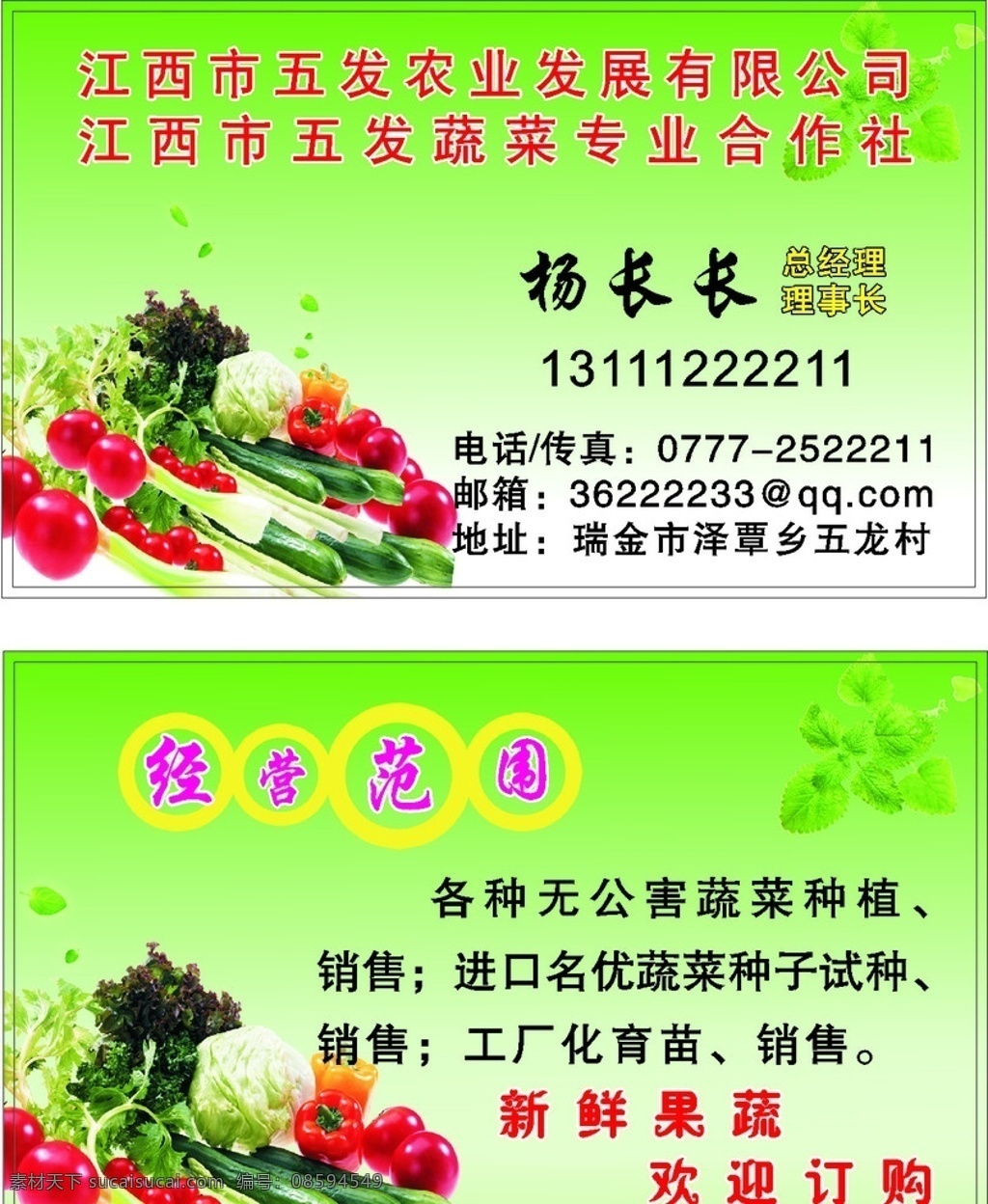 蔬菜名片 健康绿色底纹 茄子 西红柿 黄瓜 各种 时令 蔬菜 绿叶图案 新鲜 果蔬 艺术 字体 名片卡片 矢量