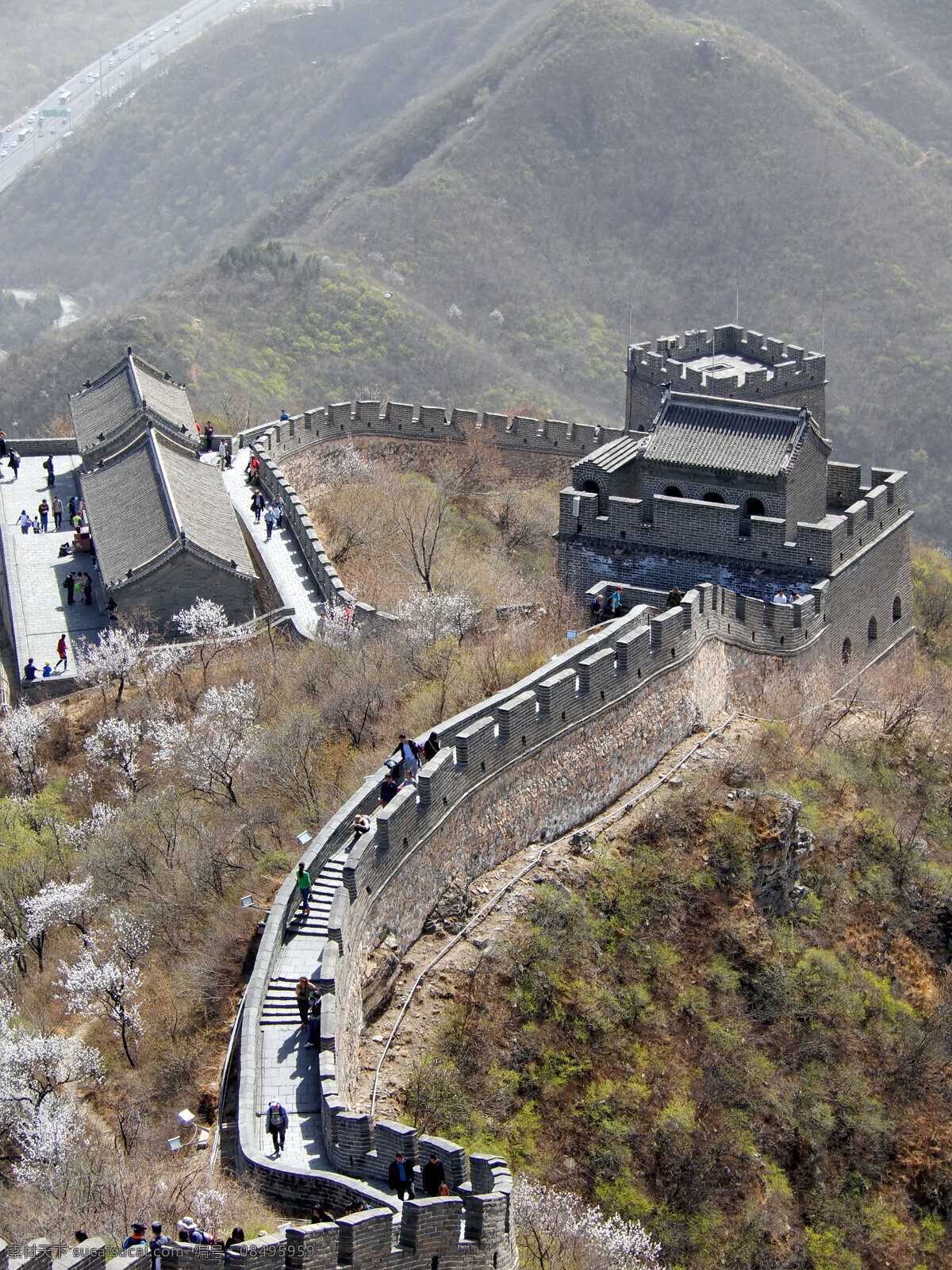 居庸关长城 长城 城墙 蓝天 城楼 建筑 古代建筑 建筑摄影 建筑园林