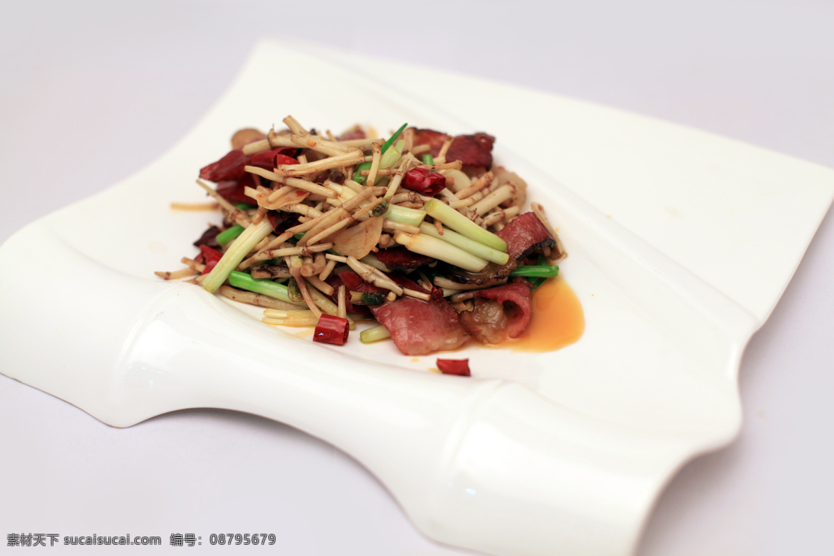 菜品 美食 美味 下饭菜 折耳根炒腊肉 腊肉 肉 餐饮美食 传统美食