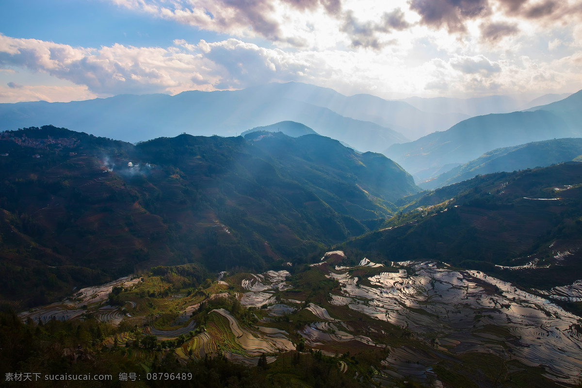 云南 元阳 梯田 风景