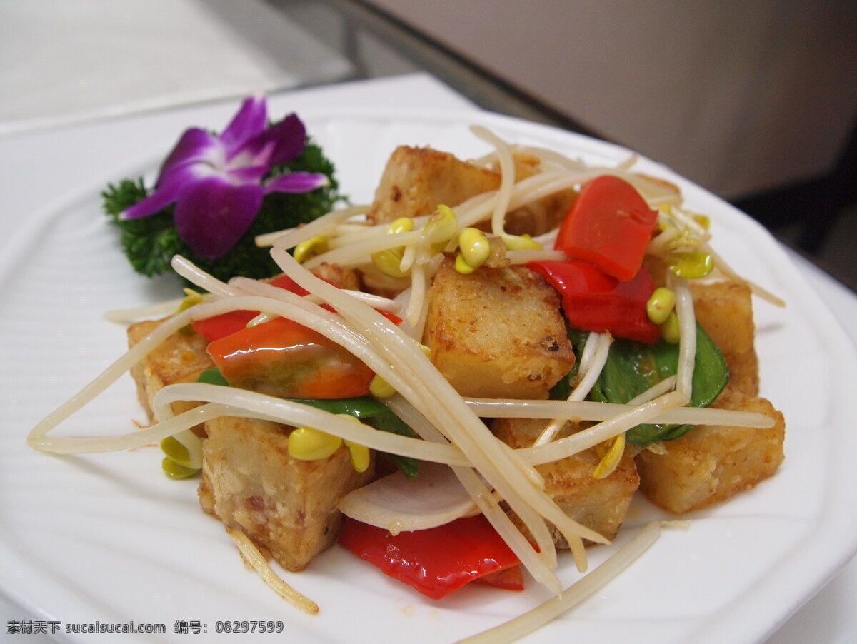 xo酱萝卜糕 小炒 位菜 美食 萝卜糕 传统美食 餐饮美食