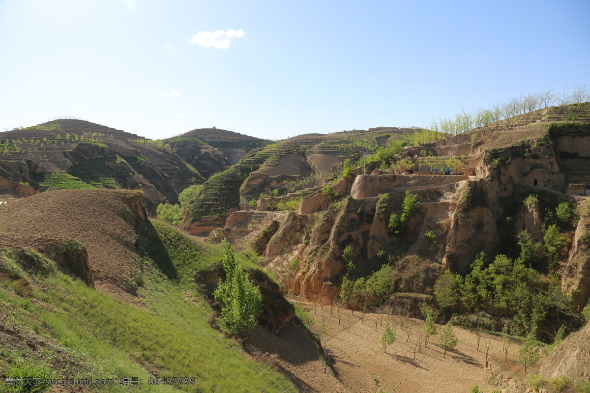 山西黄土高原 山西 黄土高原 黄土 苍茫 高原 山水风景 自然景观 黑色