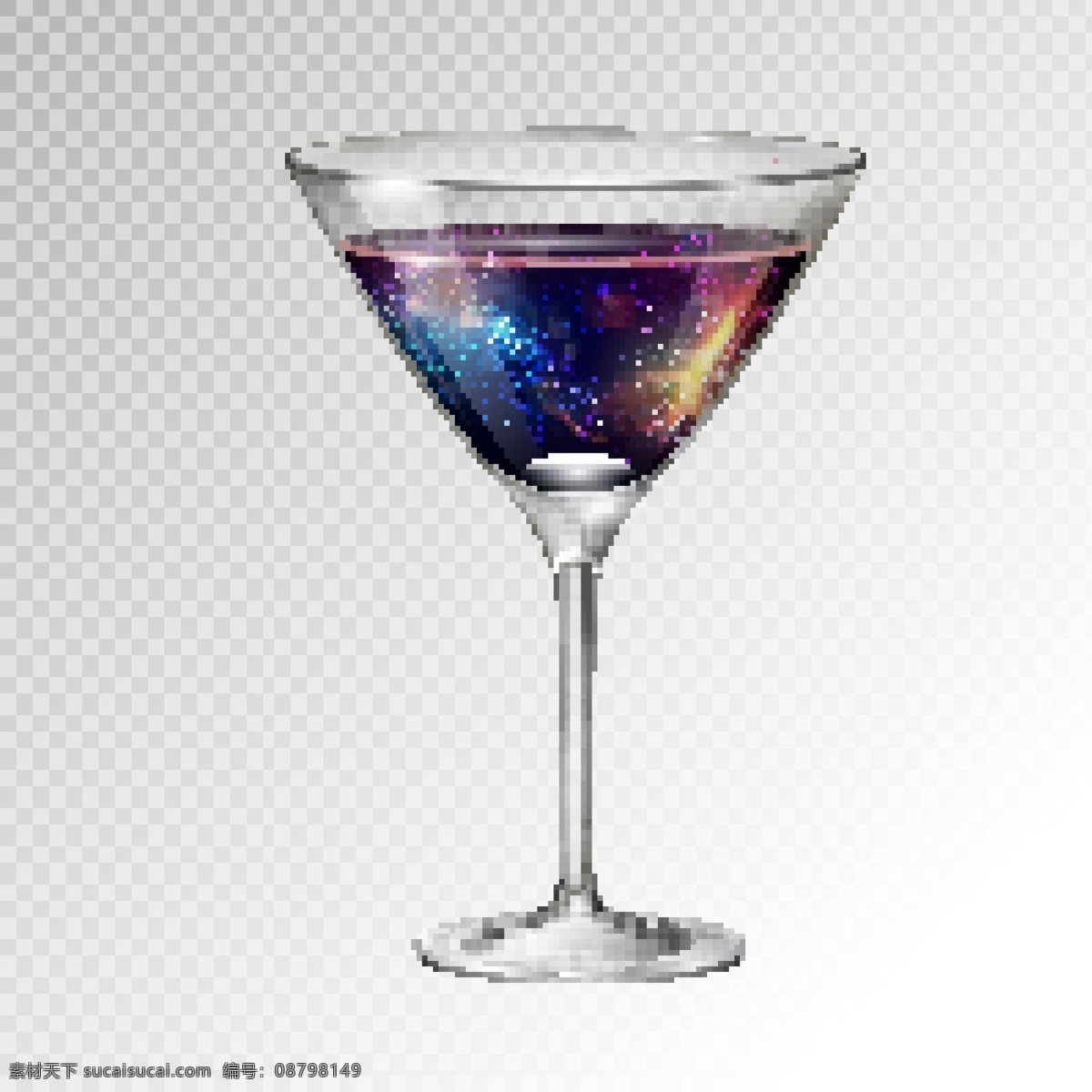 炫丽鸡尾酒 高脚杯 炫丽 鸡尾酒 主题 酒杯 酒水 玻璃杯 梦幻 生活用品 生活百科 餐饮美食