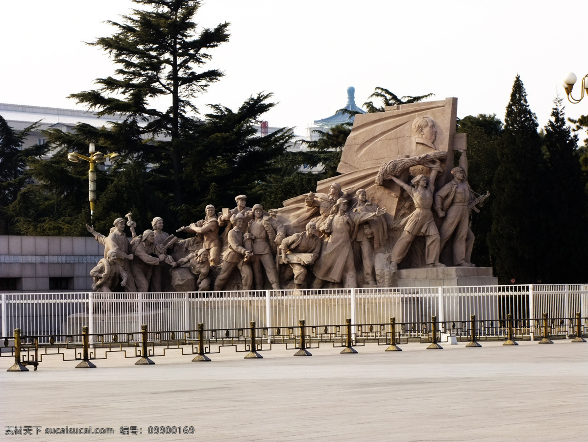 天安门广场 雕塑 抗战雕塑 英雄雕塑 石雕 北京旅游素材 国内旅游 旅游摄影