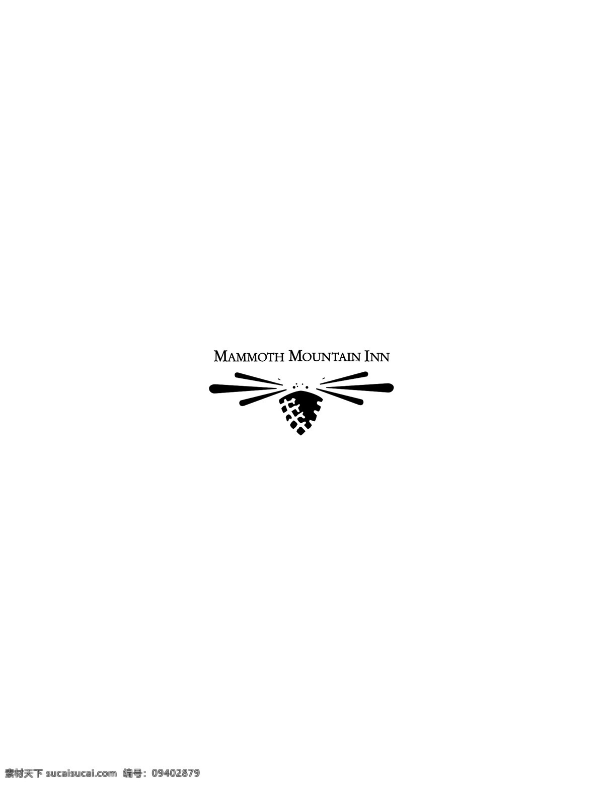 mammoth mountain inn logo 设计欣赏 标志设计 欣赏 矢量下载 网页矢量 商业矢量 logo大全 红色