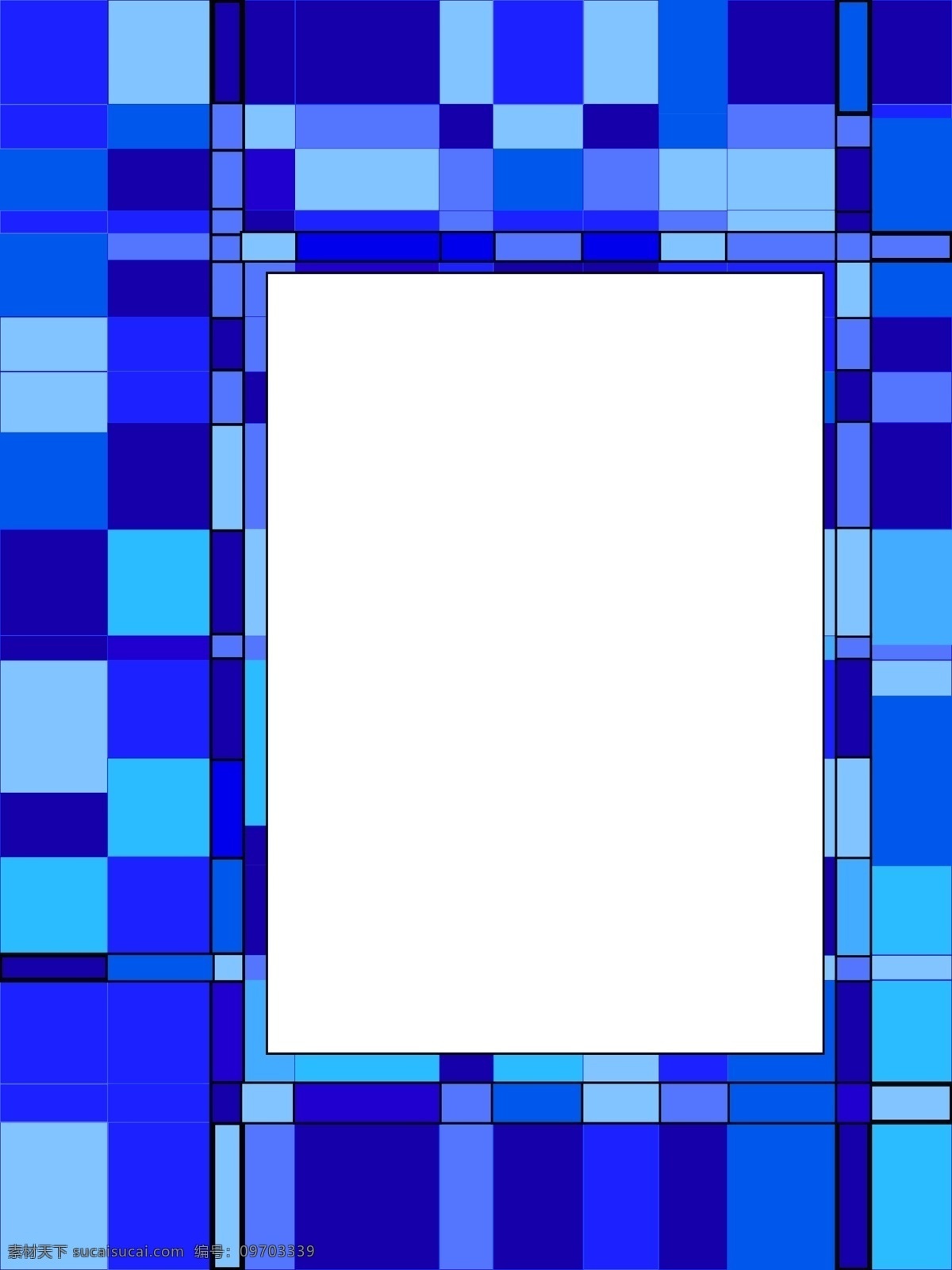 蓝色 系 方块 墙砖 不规则 几何 装饰 背景 邻近色 几何背景 不规则摆放