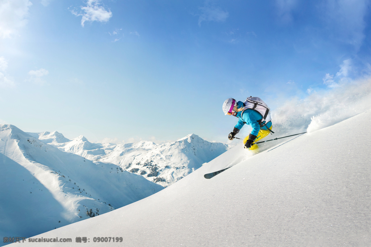 雪地 里 滑雪 男人 滑雪运动员 滑雪场风景 滑雪公园风景 雪地风景 美丽雪景 体育运动 滑雪图片 生活百科