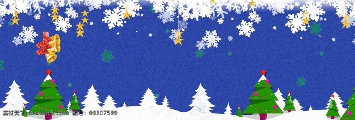 唯美 浪漫 圣诞 活动 促销 banner 背景 圣诞节 绿色 圣诞树 卡通 圣诞老人 麋鹿 双旦优惠 圣诞活动 雪地