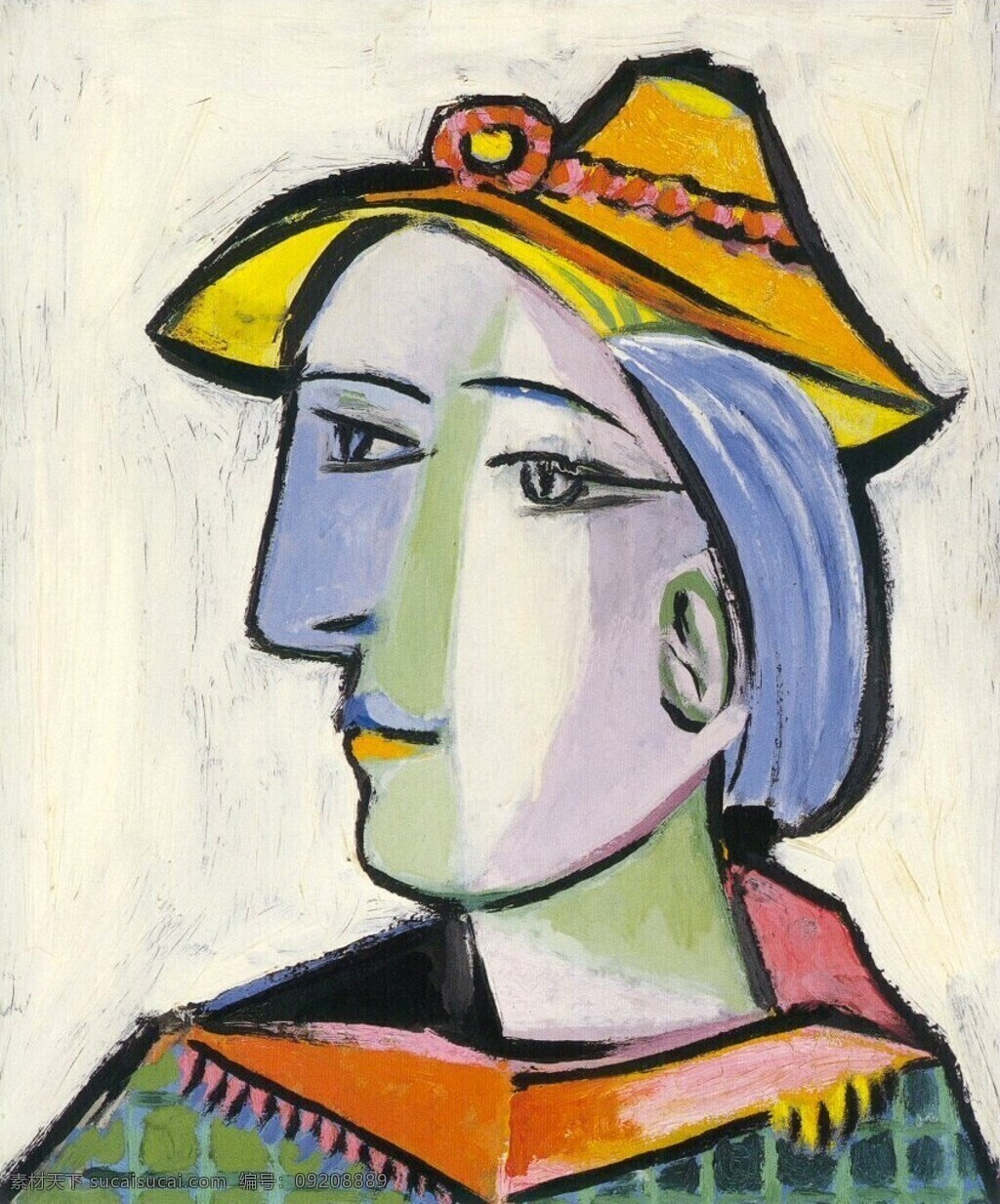 chapeau 西班牙 画家 巴勃罗 毕加索 抽象 油画 人物 人体 装饰画 au walter marieth 淇 藉 e 1936 装饰素材