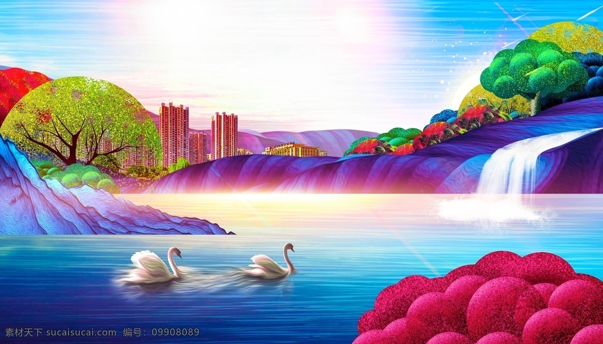 地产 唯美 插画 别墅地产 唯美地产 唯美插画 唯美背景 唯美风景 地产会议背景 地产插画 地产背景 房地产 房地产背景 手绘地产 风景插画 高端地产 唯美风景插画 文化艺术 绘画书法