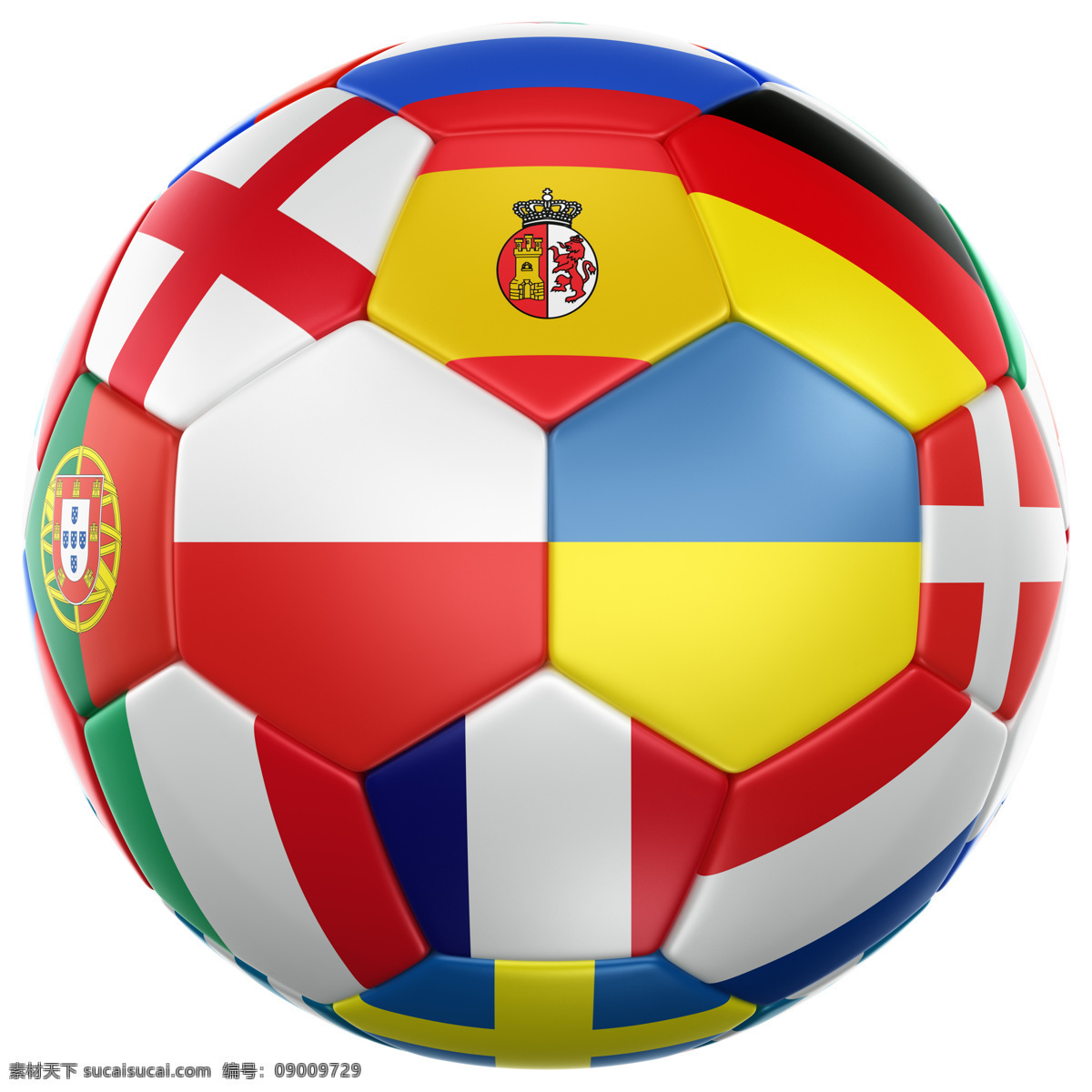 国旗 国旗素材 足球上的国旗 创意足球 彩色足球 欧洲 欧洲杯 足球 足球摄影 足球素材 2012 摄影图库 体育运动 生活百科 白色