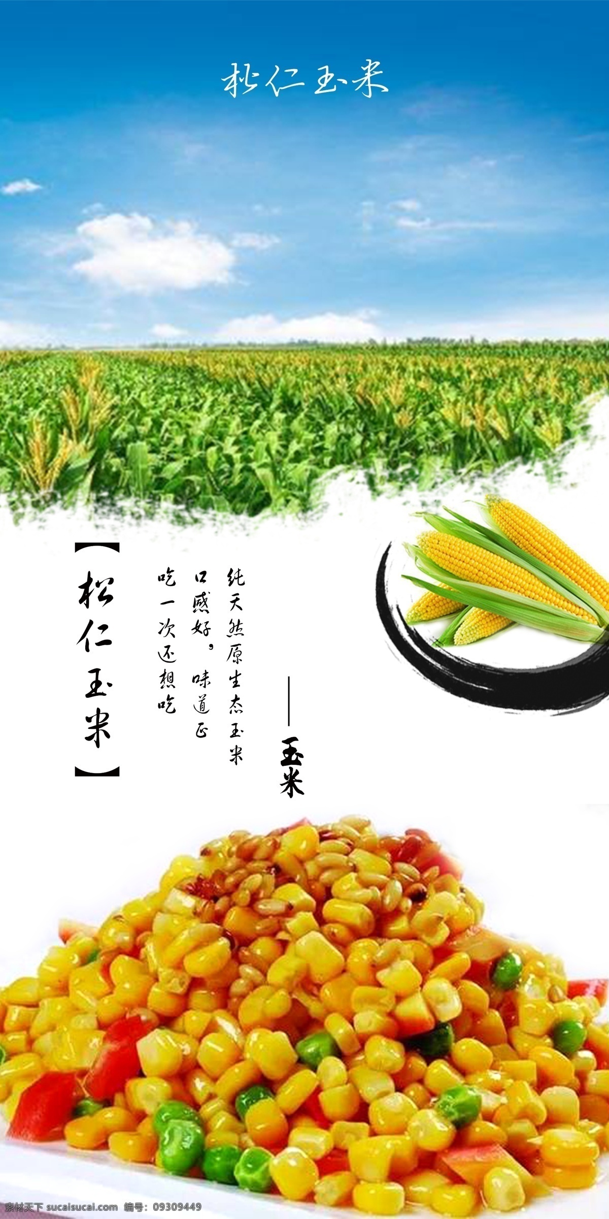 松仁玉米 玉米 松仁 炒玉米 香玉米 海报