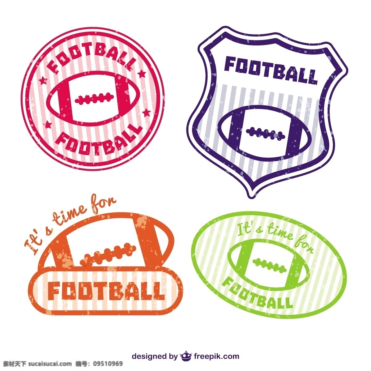 美国 足球 标志 设置 复古 徽章 体育 游戏 球 娱乐 复古徽章 插图 美国足球 老式徽章 目标 白色