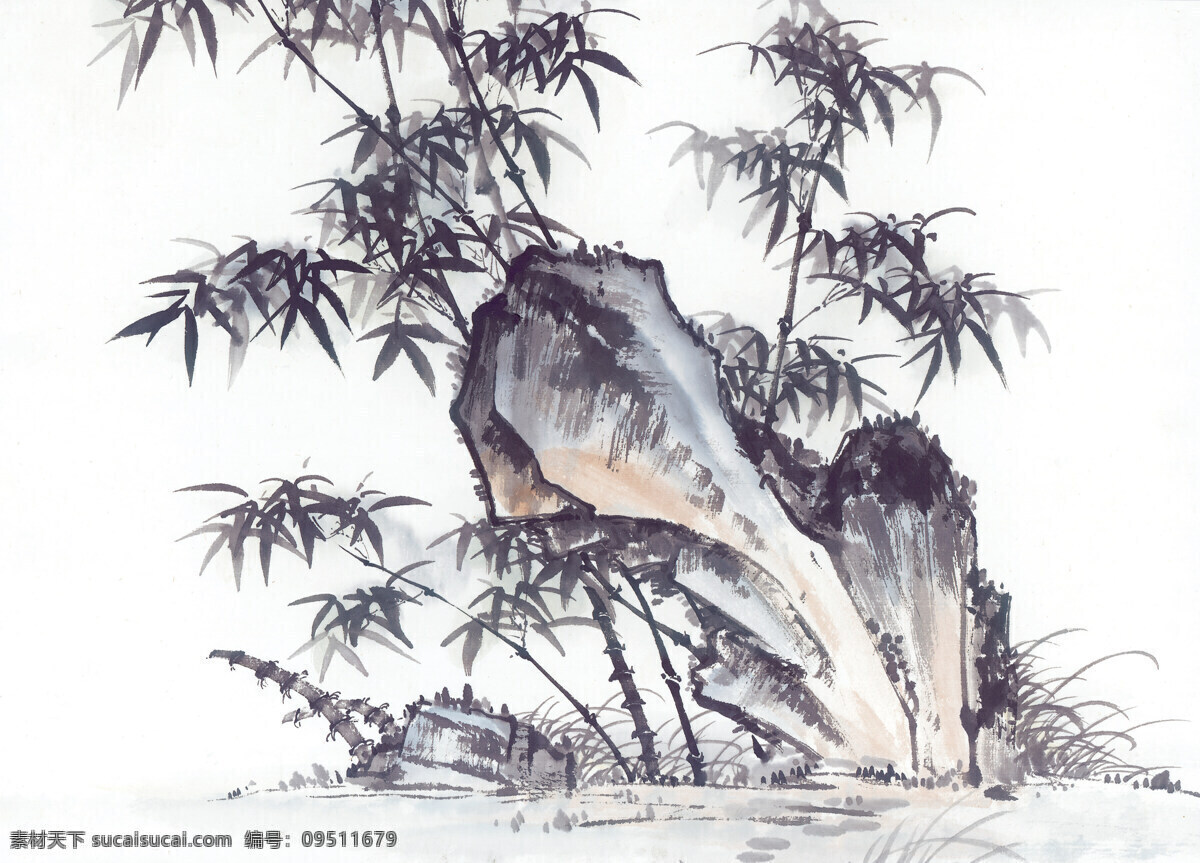 竹国画 国画花 国画树木 树木绘画 水墨竹 国画素材 文化艺术 绘画书法