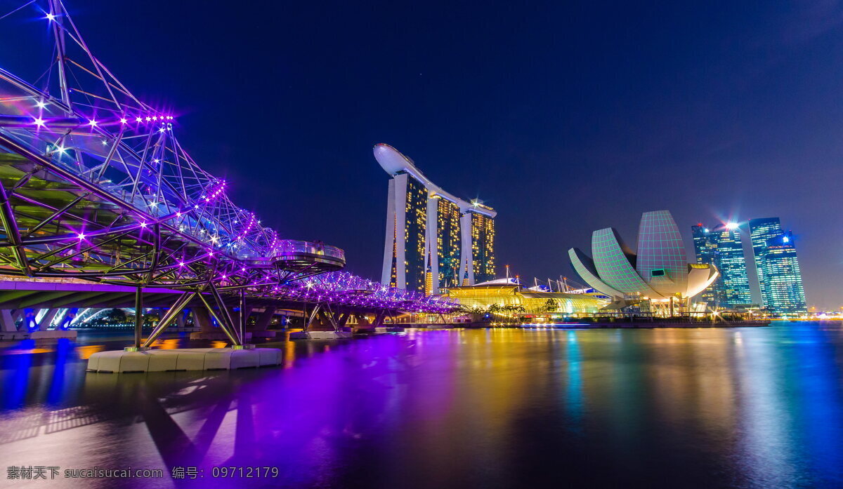 新加坡 璀璨 灯光 夜景 新加坡夜景 璀璨夜景 灯光夜景 城市夜景 唯美夜景 城市景观 建筑摄影 建筑园林