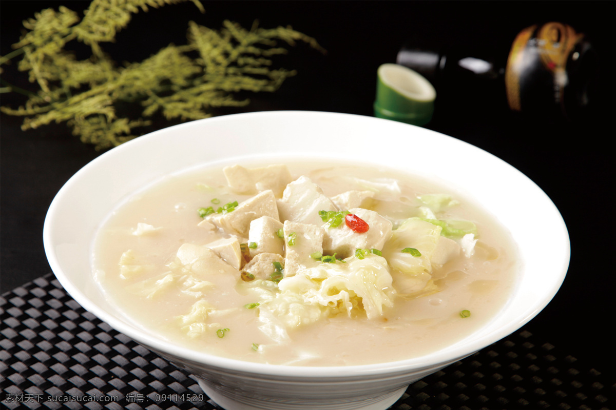 白菜 炖 豆腐 白菜炖豆腐 美食 传统美食 餐饮美食 高清菜谱用图