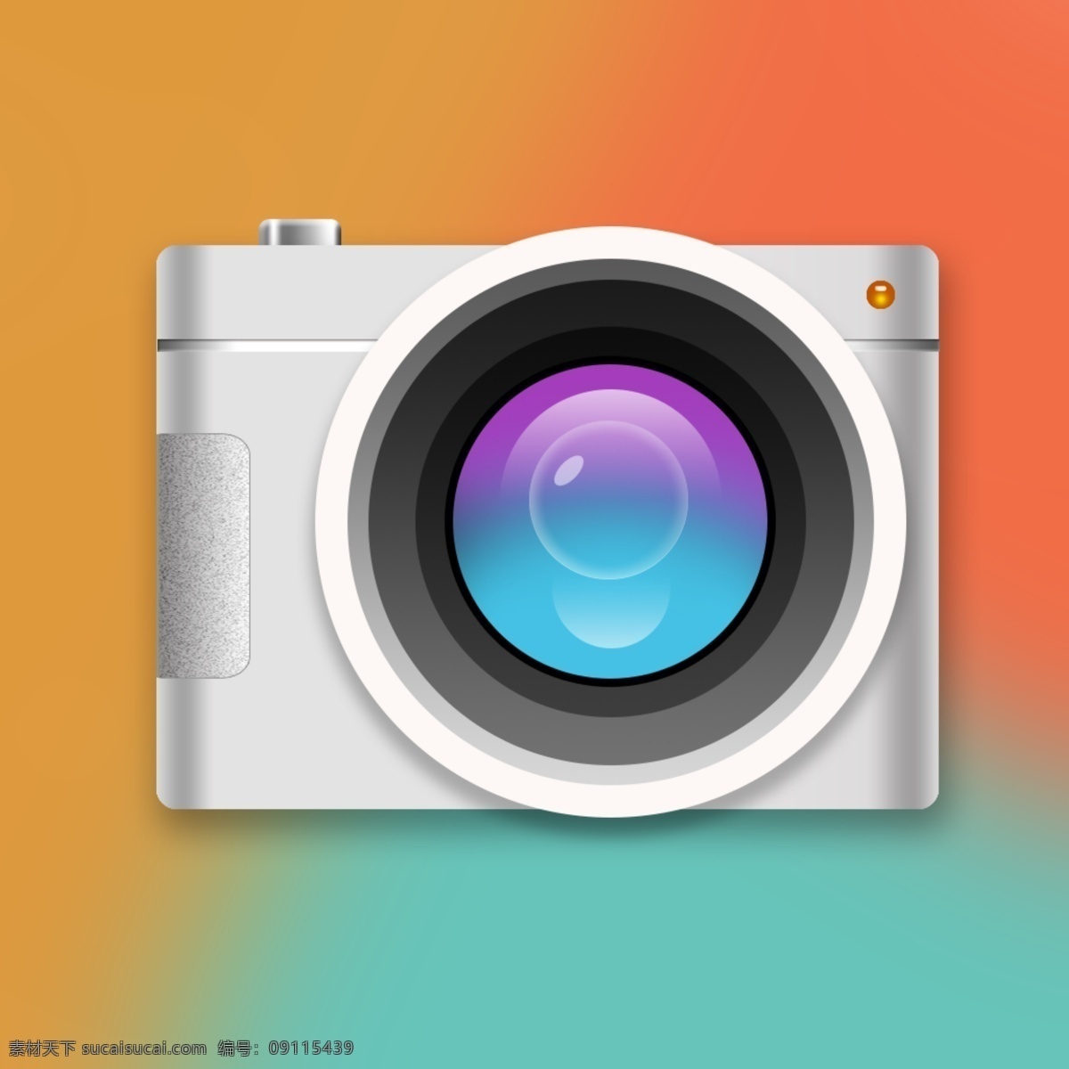 格式 扁平化 相机 镜头 相机图标 多色图标 icon图标 相机扁平图标
