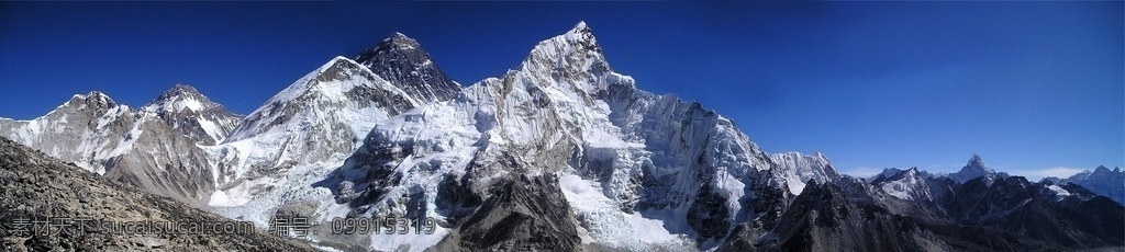 珠穆朗玛峰 珠峰 长图 雪峰 雪山 山脉 自然景观 自然风景