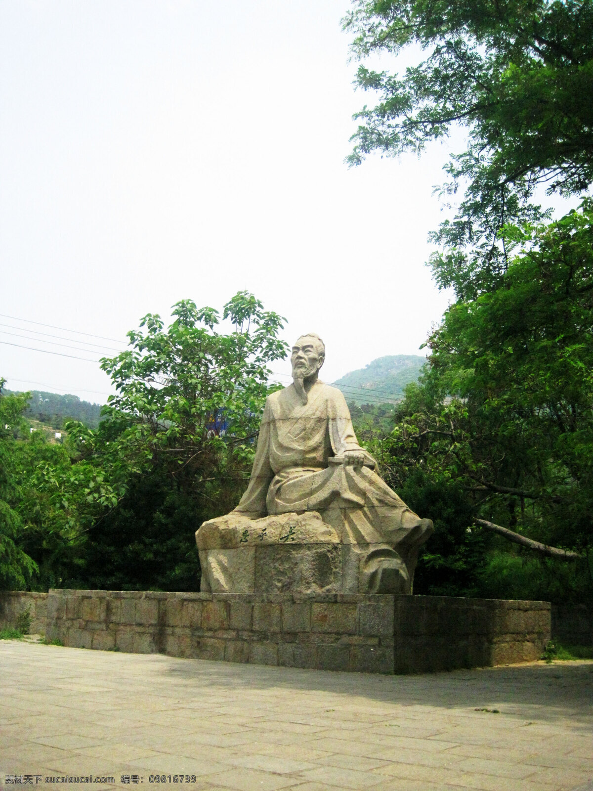 吴承恩 吴承恩塑像 西游记塑像 唐僧师徒 国内旅游 旅游摄影 雕塑 建筑园林