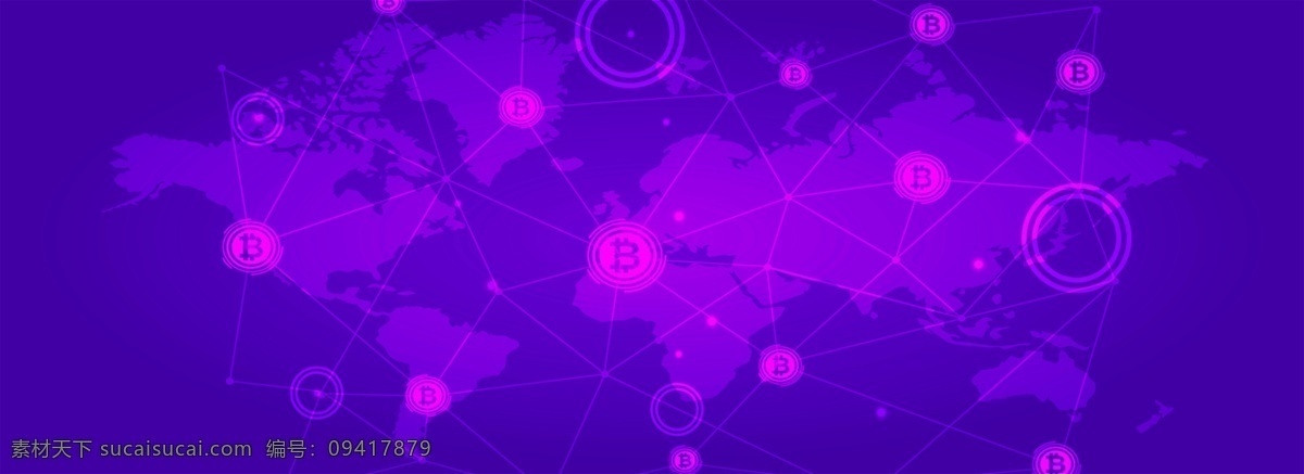 蓝色 金融 商务 背景 地图