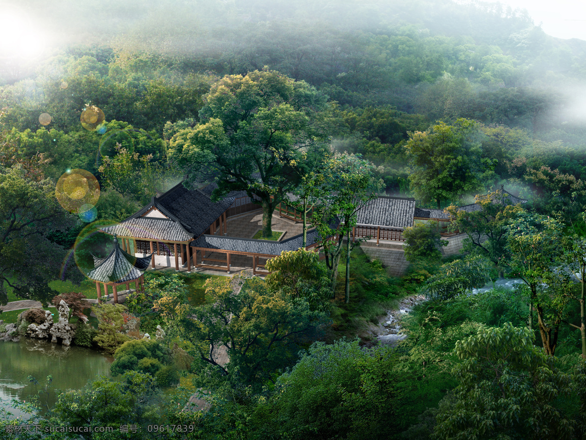 树免费下载 风景 山水风景 摄影图 树 植物 自然景观 水 家居装饰素材 山水风景画