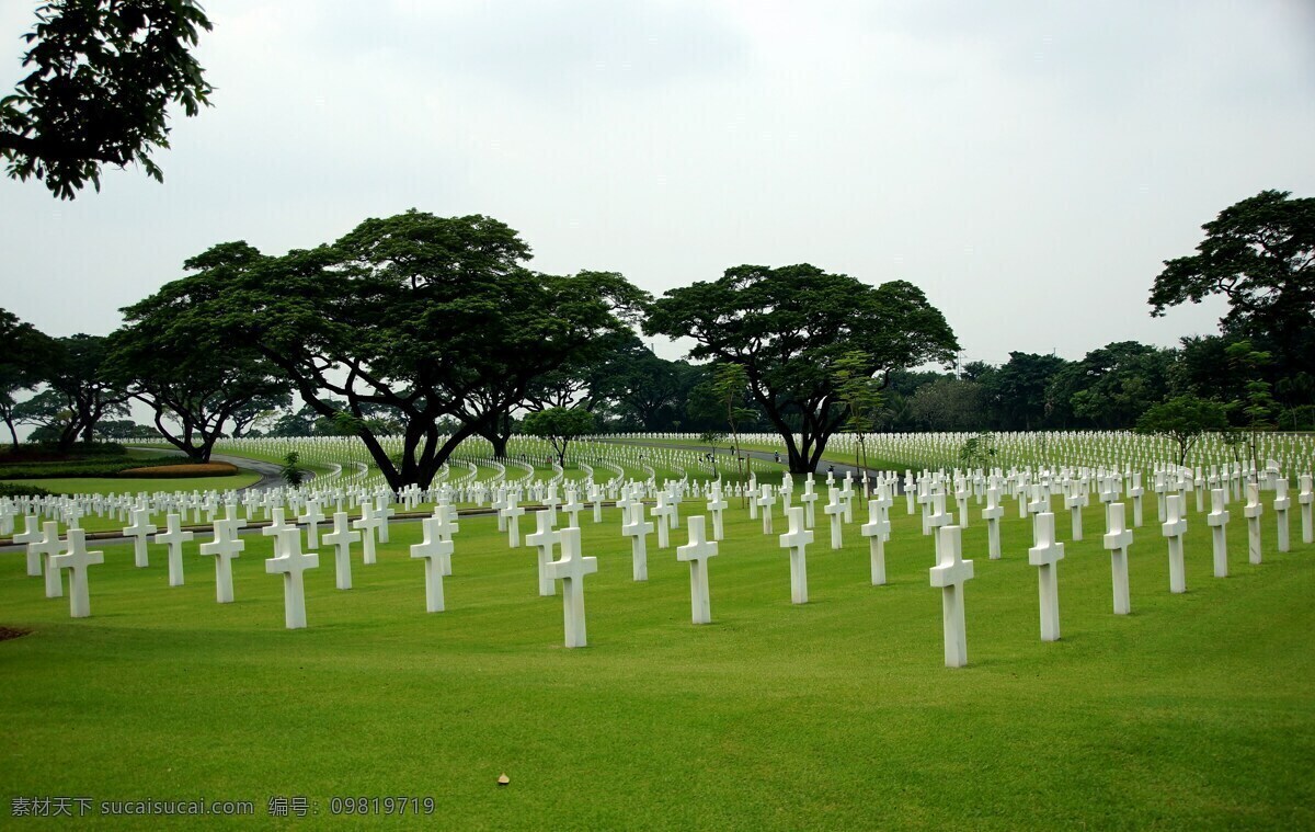 唯美 风景 风光 旅行 人文 城市 菲律宾 美军纪念公募 公墓 旅游摄影 国外旅游 白色