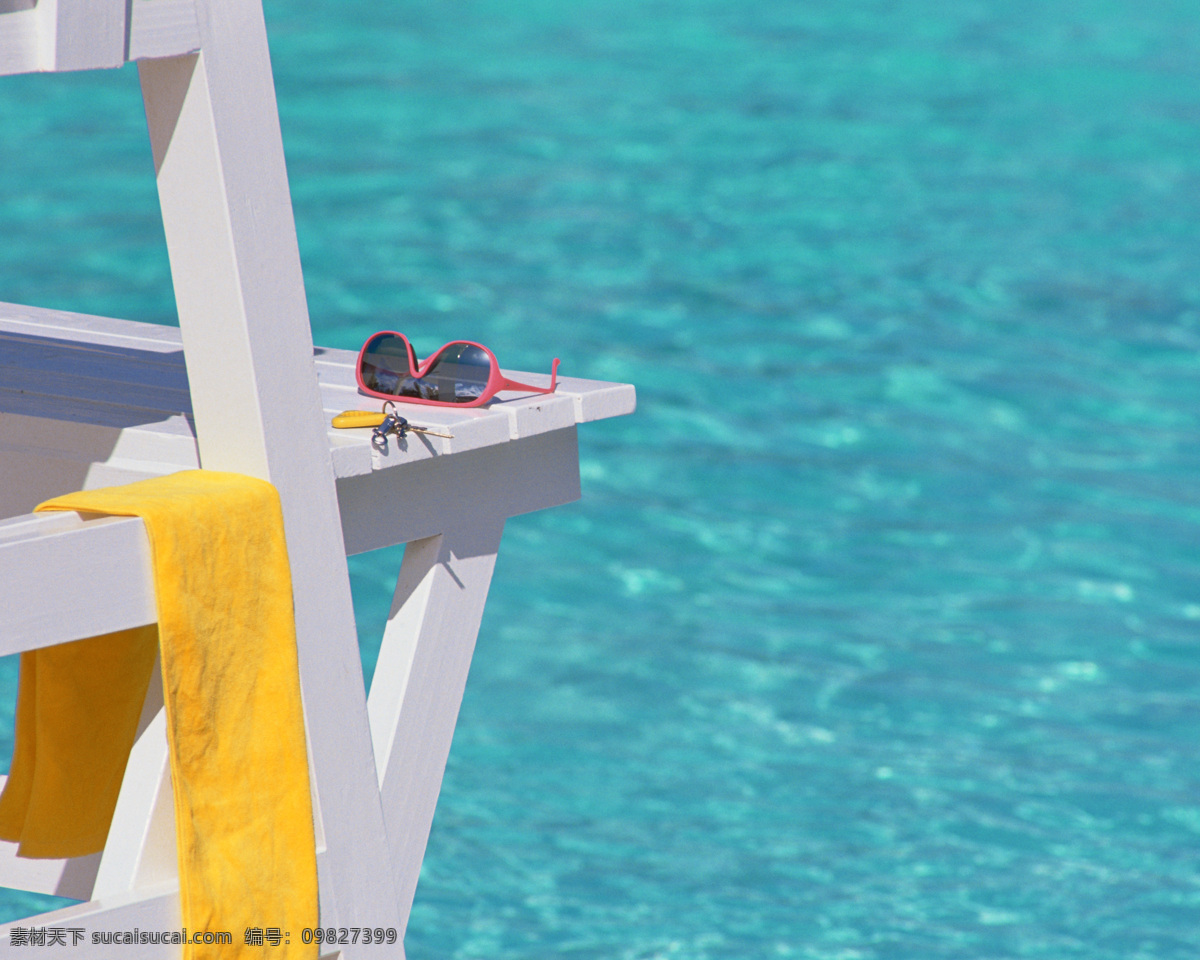 海水 毛巾 摄影图库 夏威夷 风情 海边风情 太阳眼镜 关岛 塞班 im 风景 生活 旅游餐饮