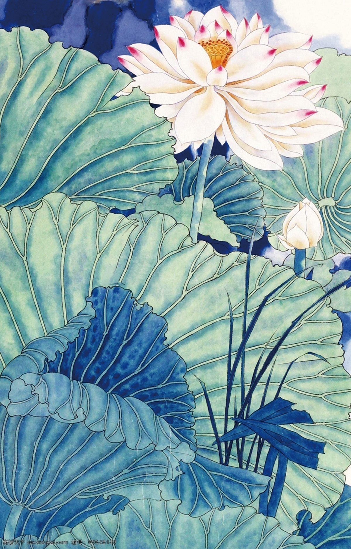 荷花情装饰画 荷花情 莲子梦 荷花 大气 板 贴画 清新 正气 端庄