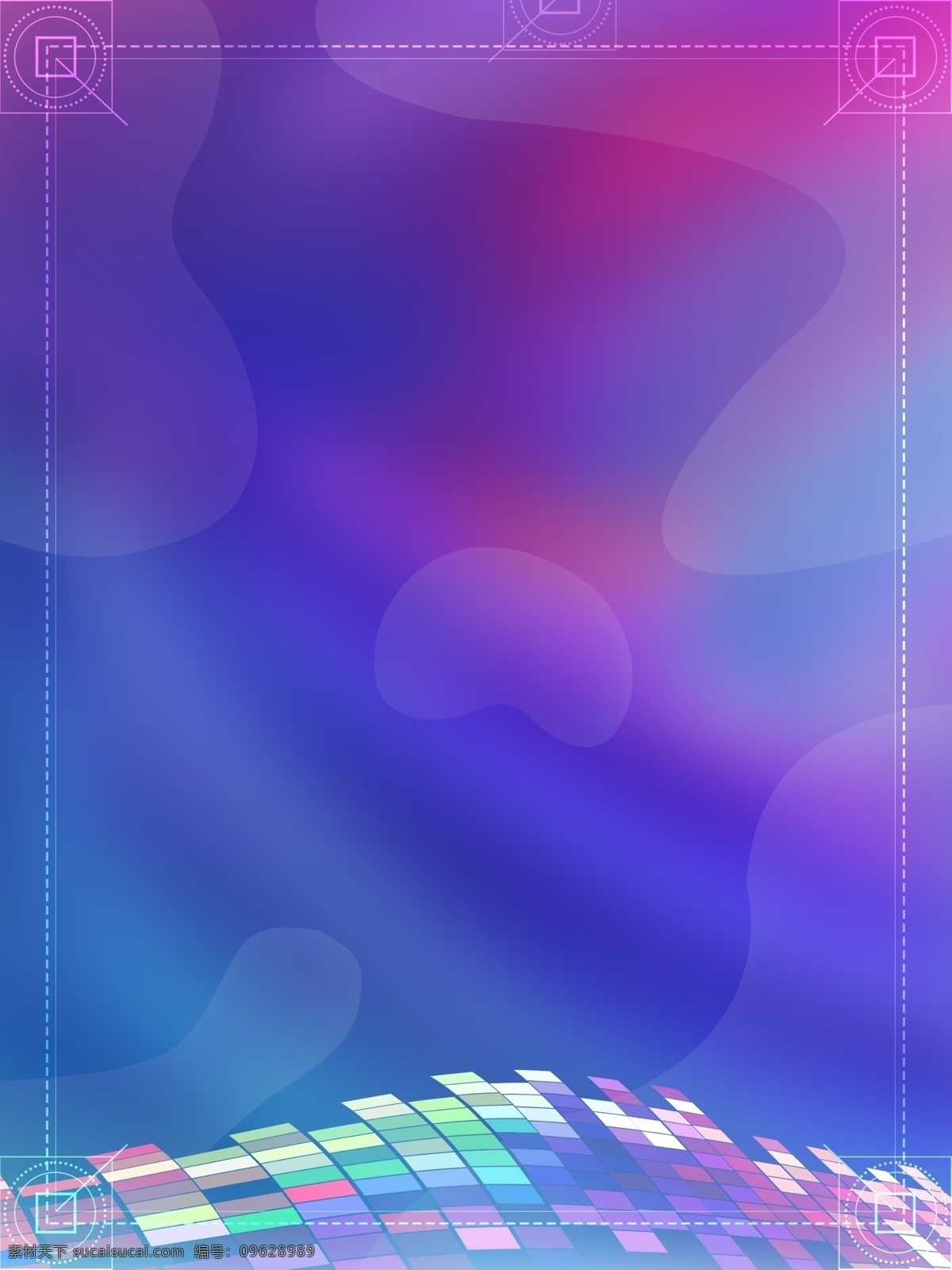 蓝色 炫彩 年会 背景 星光背景 科技之光 色彩背景 广告背景 紫色光效背景 紫色系背景 特邀背景 通用背景