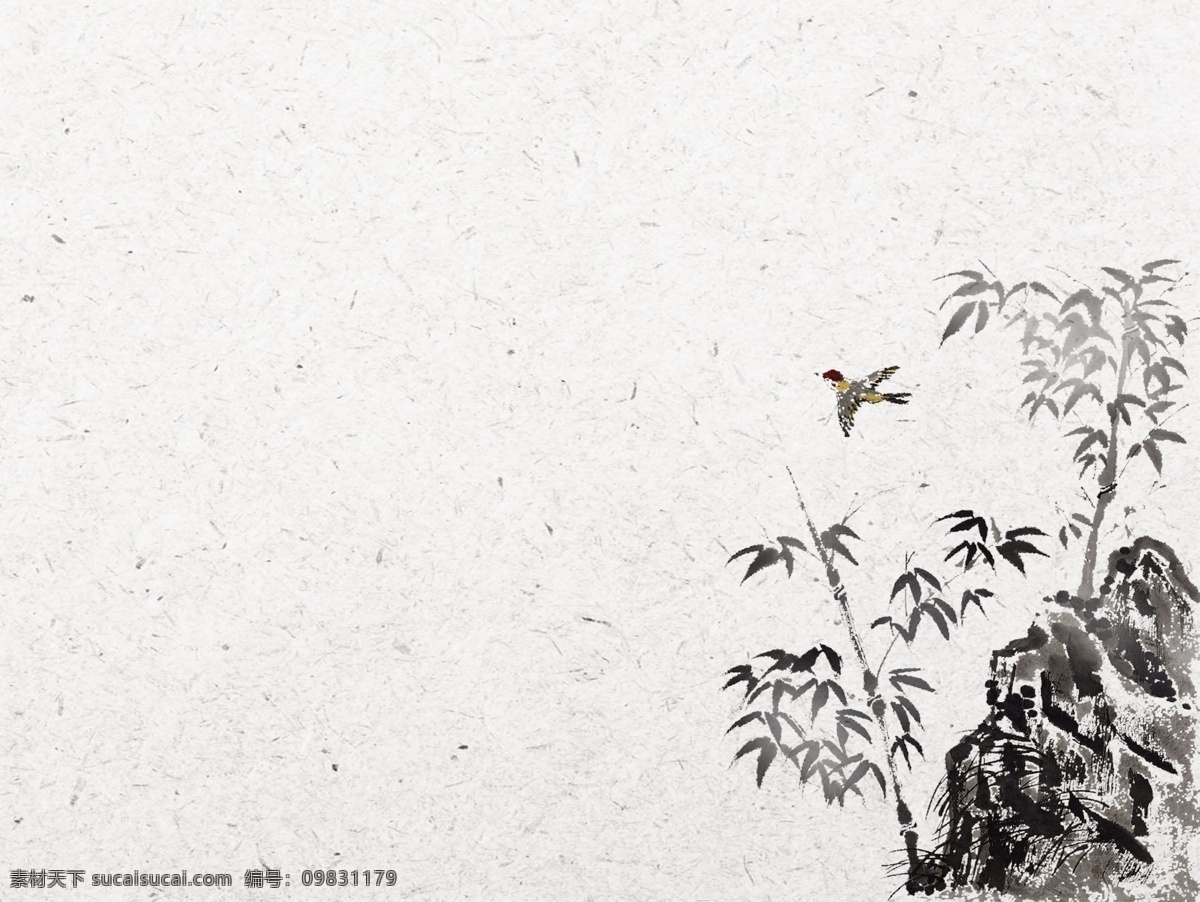 简约 中国 风 水墨 山水 背景 中国风 古风 插画 插图 桌面壁纸 高山流水 配图