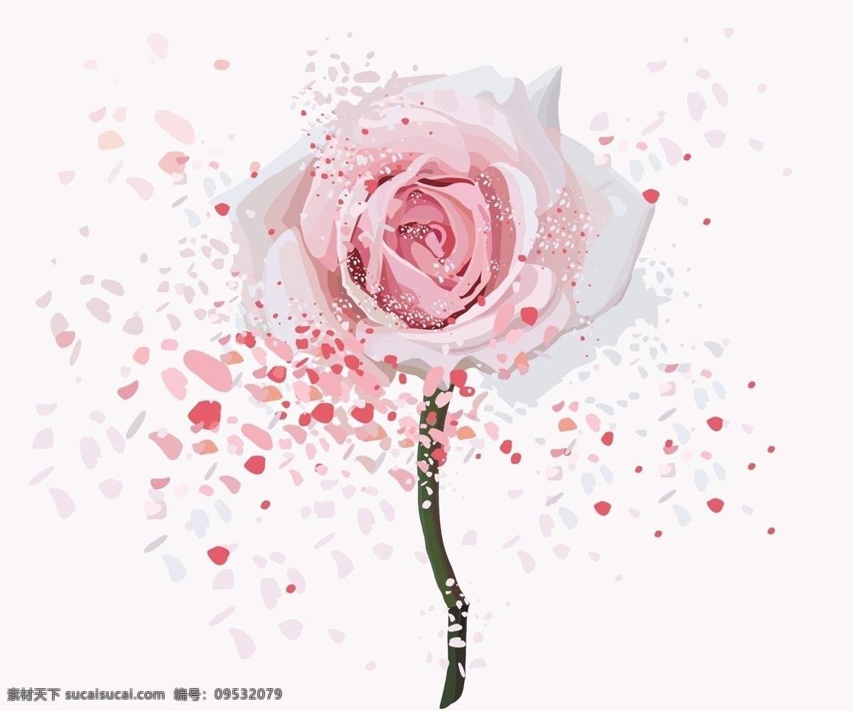 爆裂 粉色 小 清新 玫瑰 碎片 粉色玫瑰 时尚 小清新 花瓣 情人节 文化艺术 节日庆祝