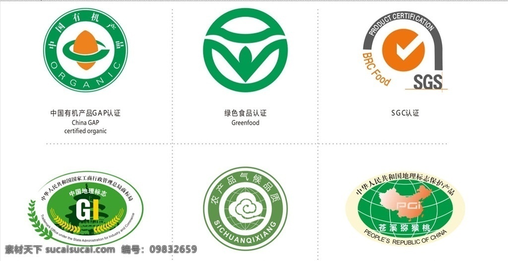 有机认证 绿色认证 sgc认证 绿色食品认证 气候认证 国家地理标志 保护认证